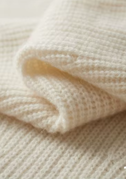 Pure Extra-Fine Merino Wool Ribbed Half-Zip | Auremmont
