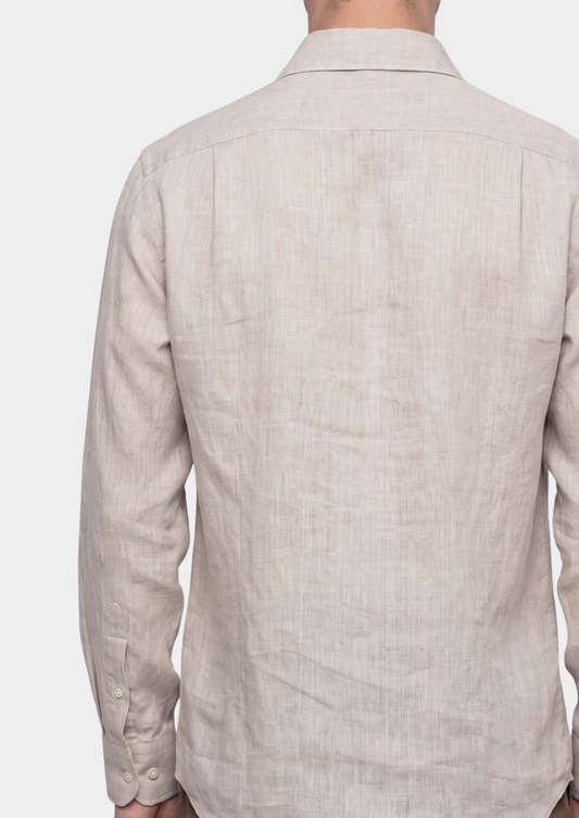 Amalfi Coastal Shirt - Light Beige | Auremmont