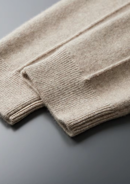 Pure Extra-Fine Merino Wool Sand Luzzo Set | Auremmont