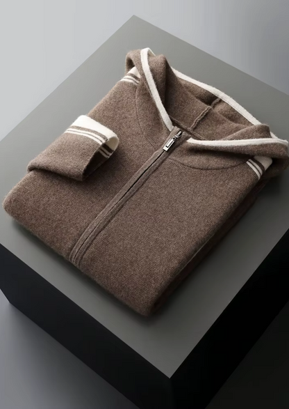Pure Extra-Fine Merino Wool Dark Mocha Damien Set | Auremmont