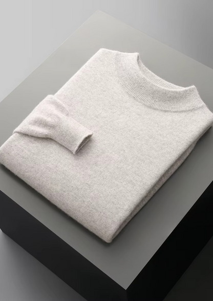 Pure Extra-Fine Merino Wool Classic Mockneck | Auremmont