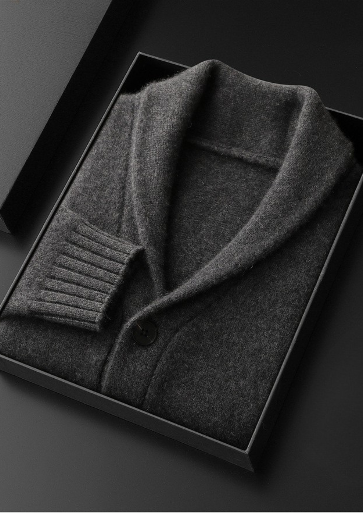 Pure Cashmere Shawl Collar Cardigan | Auremmont