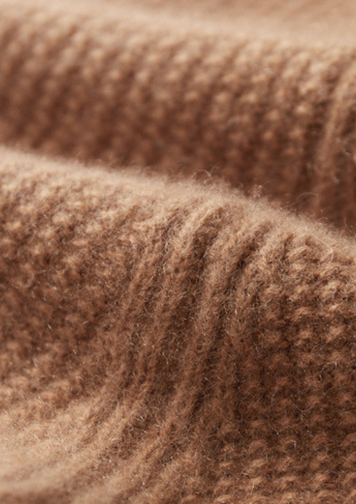 Pure Cashmere Mustard Ribbed Zip Cardigan | Auremmont