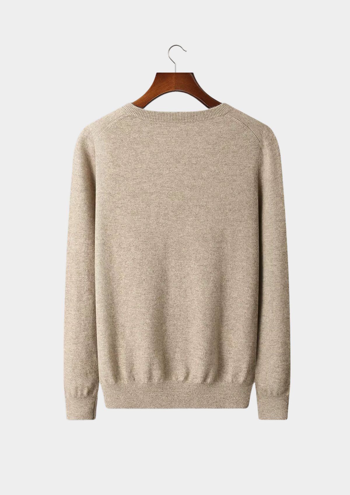 Pure Extra-Fine Merino Wool Classic V-Neck Sweater | Auremmont