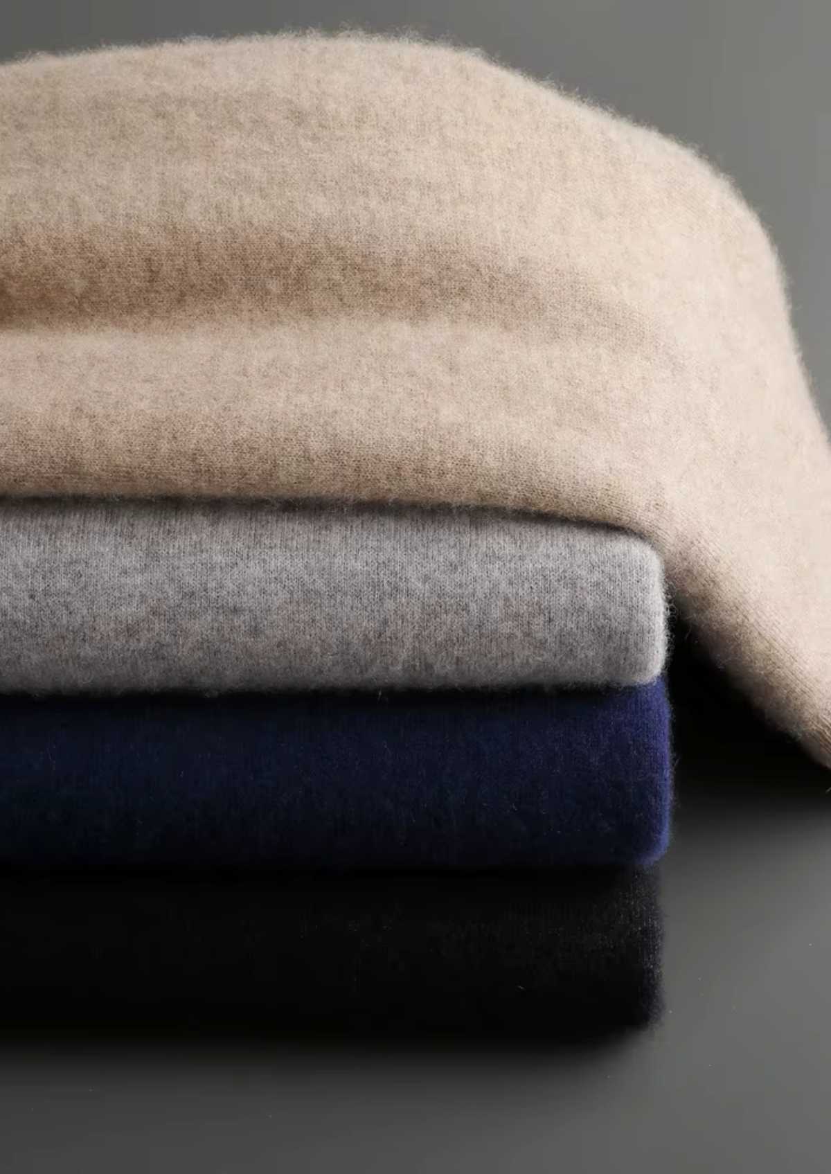 Premium Cashmere Navy Blue Vienna Leisure Set | Auremmont