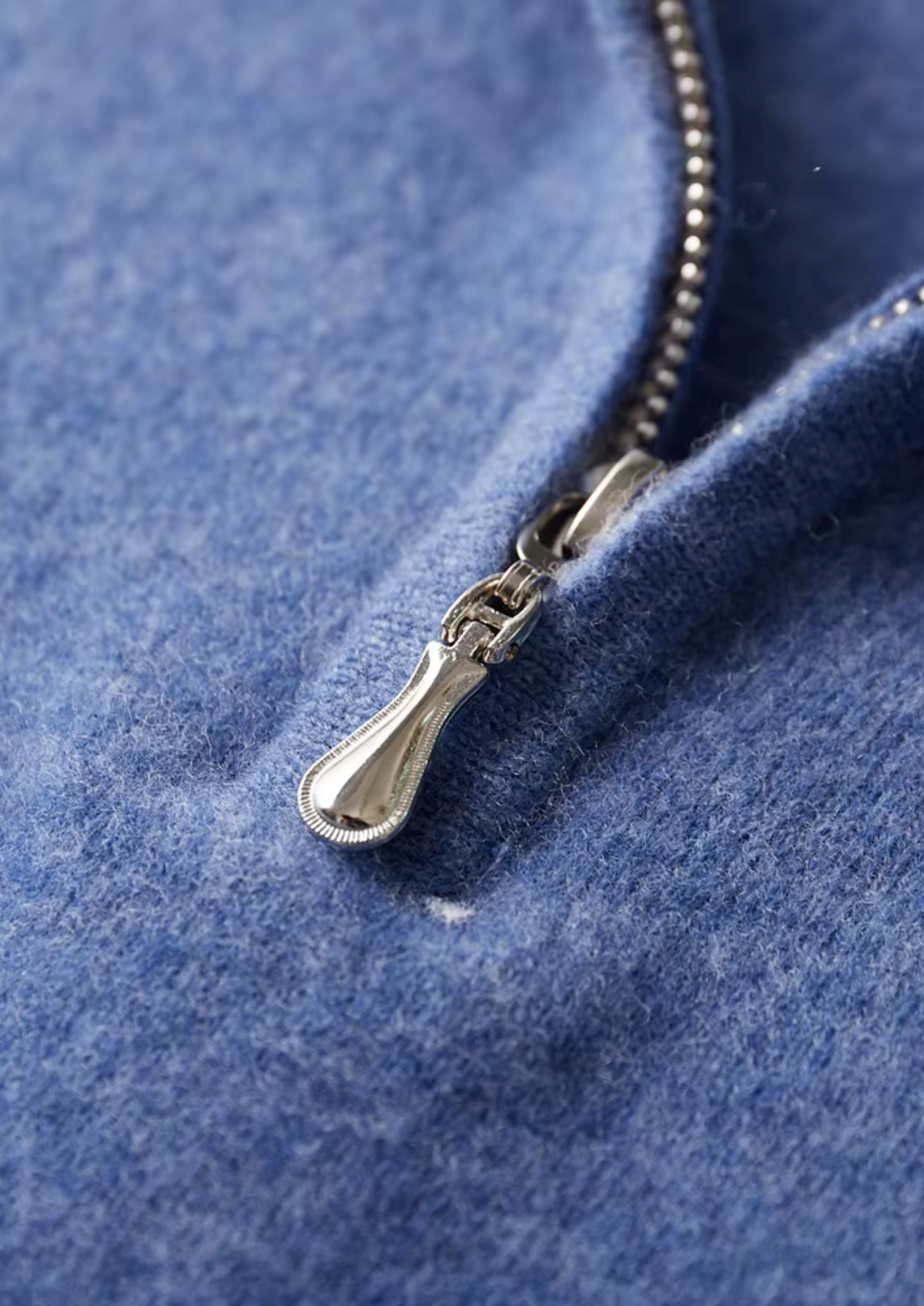 Pure Extra-Fine Merino Wool Half Zip Polo | Auremmont
