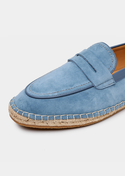 Penny Seaside Espadrilles - Light Blue | Auremmont
