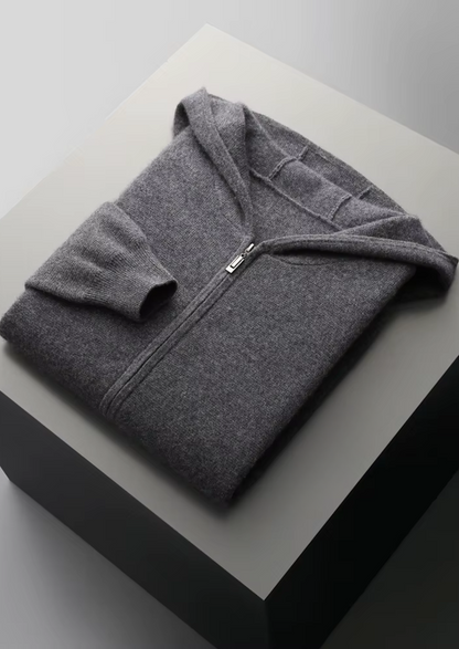 Pure Extra-Fine Merino Wool Dark Gray Arvo Set | Auremmont