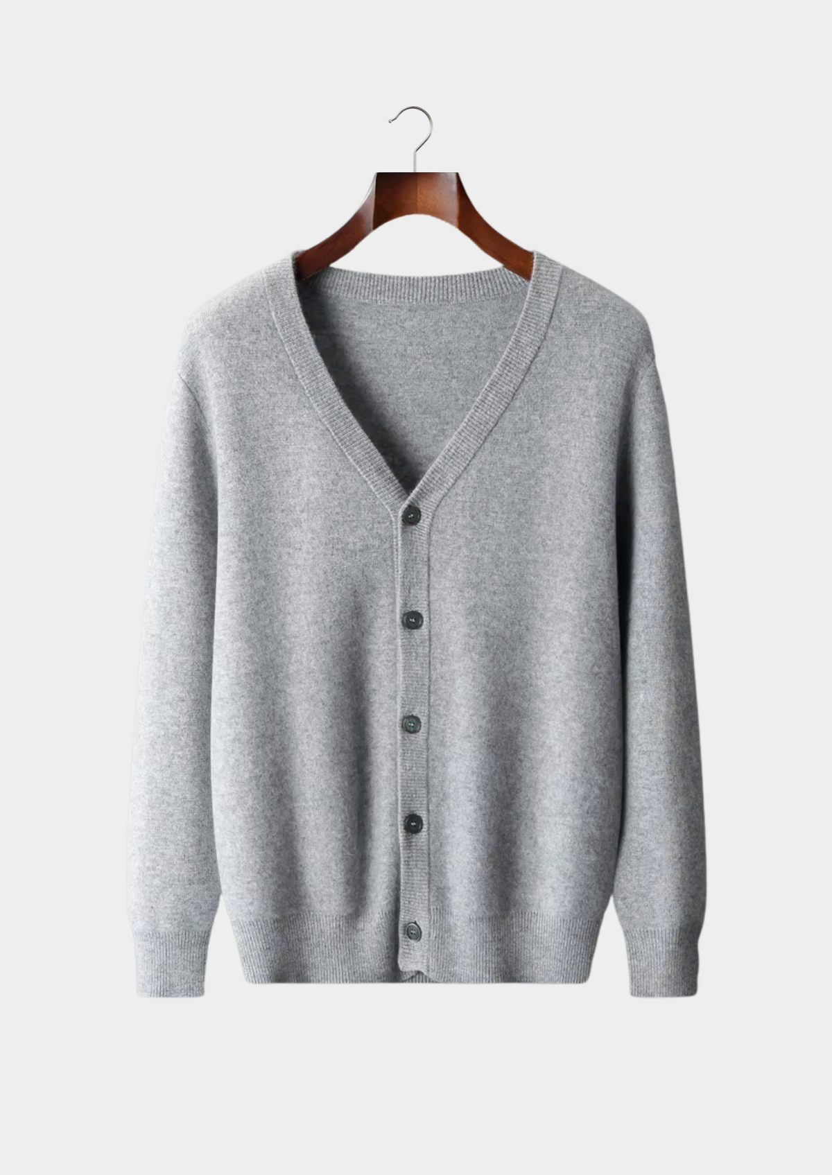 Pure Extra-Fine Merino Wool Essential Cardigan | Auremmont