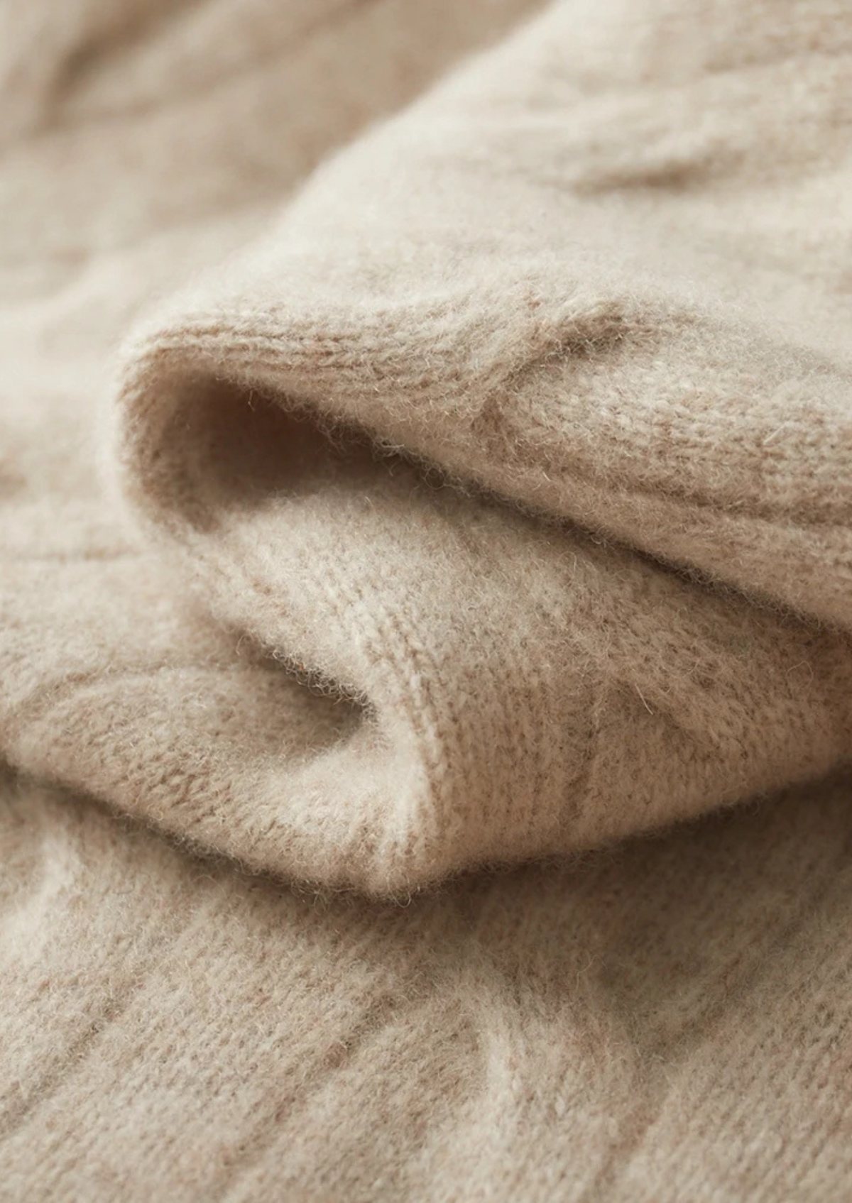 Pure Extra-Fine Merino Wool Cable Half Zip | Auremmont