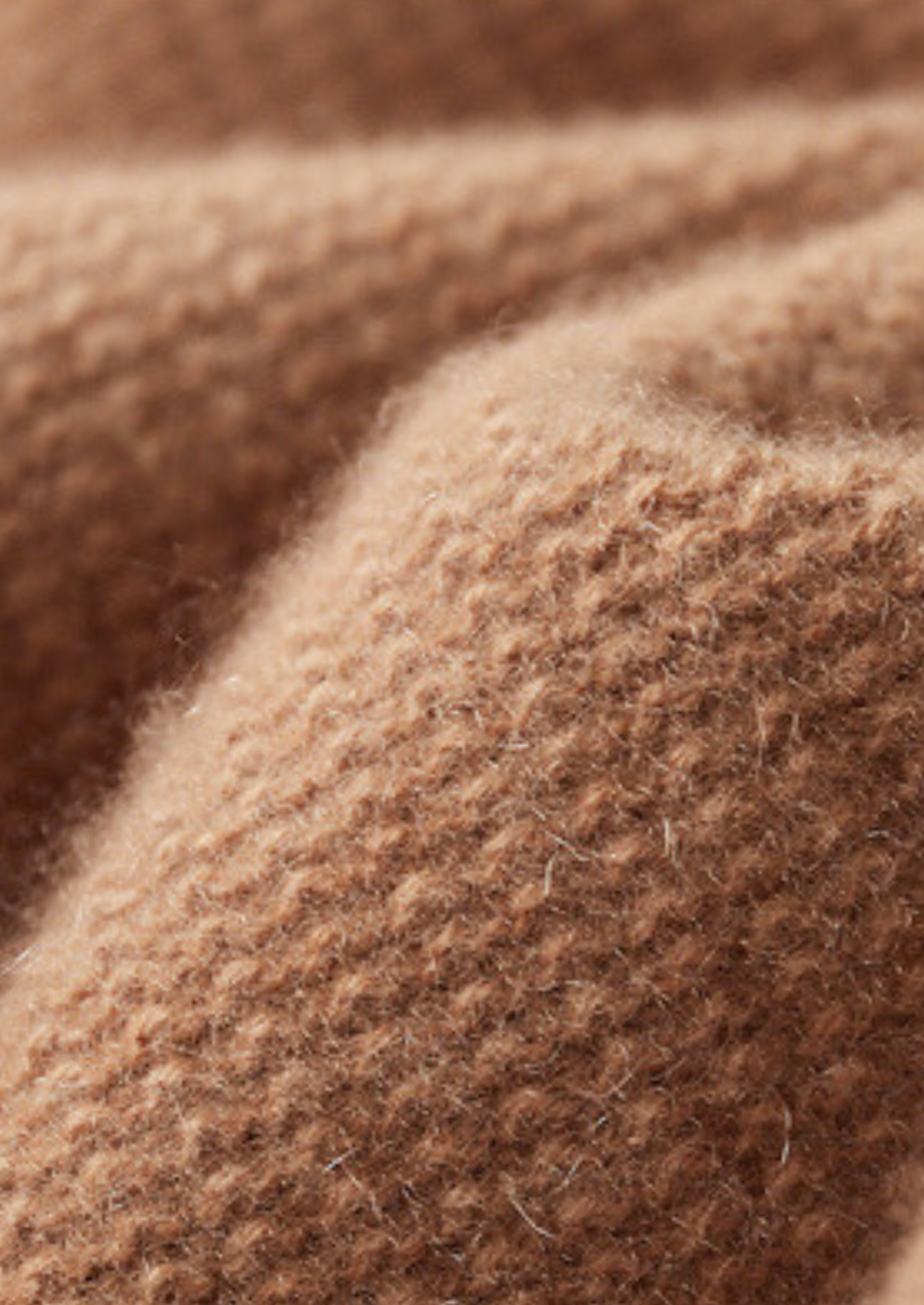 Pure Cashmere Mustard Ribbed Zip Cardigan | Auremmont
