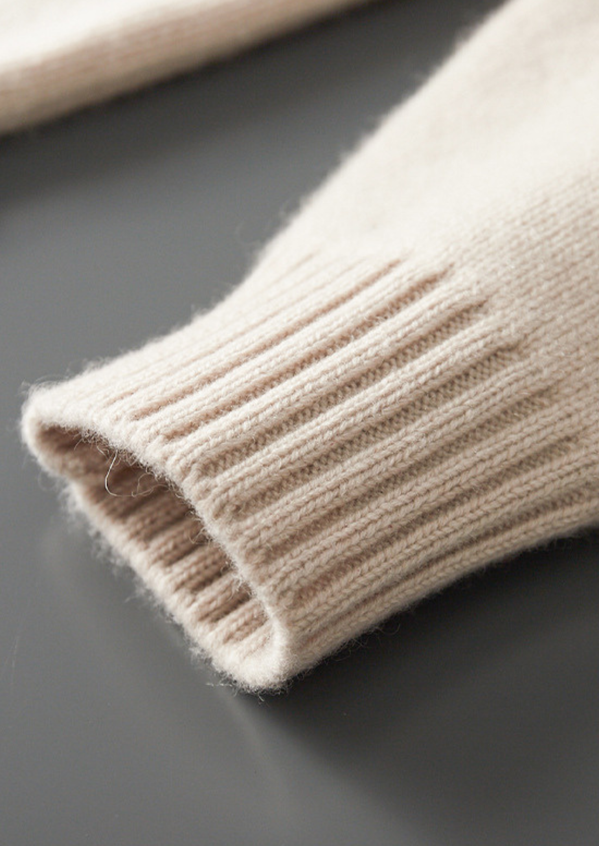 Pure Cashmere Off White Half Zip Sweater | Auremmont