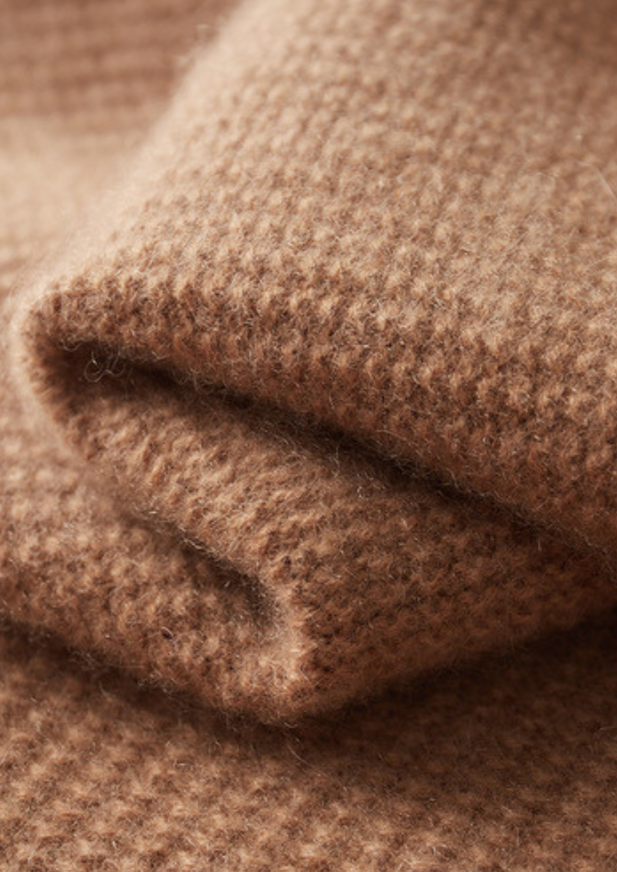 Pure Cashmere Mustard Ribbed Zip Cardigan | Auremmont