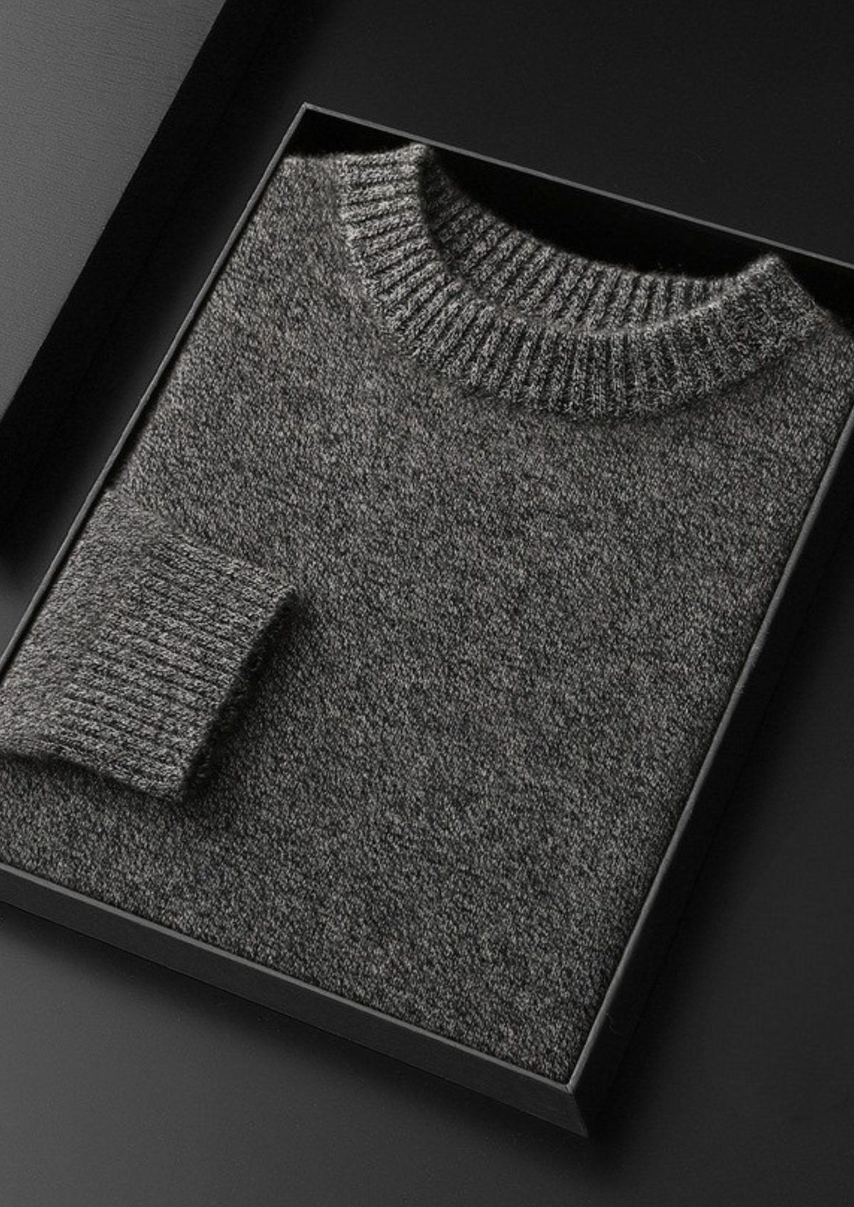 Pure Cashmere Gray Essential Crewneck | Auremmont