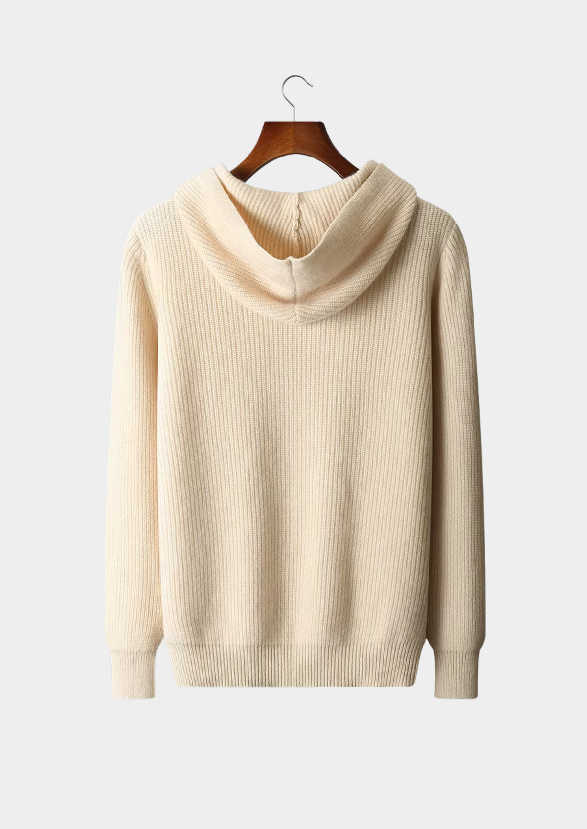 Pure Extra-Fine Merino Wool Half Zipper Hoodie | Auremmont