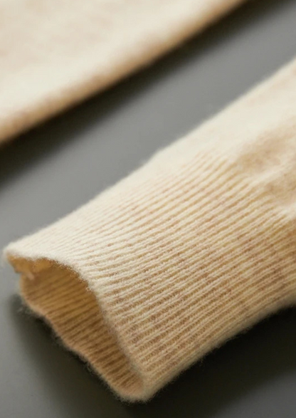 Pure Extra-Fine Merino Wool Polo Cardigan | Auremmont