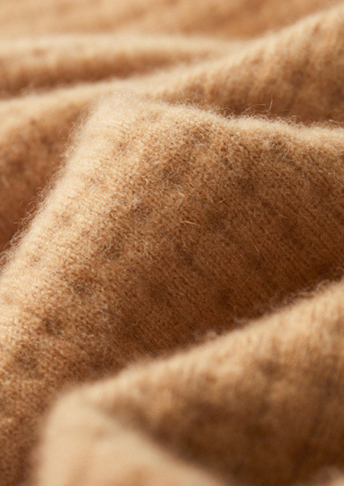 Pure Cashmere Caramel Textured Button Cardigan | Auremmont
