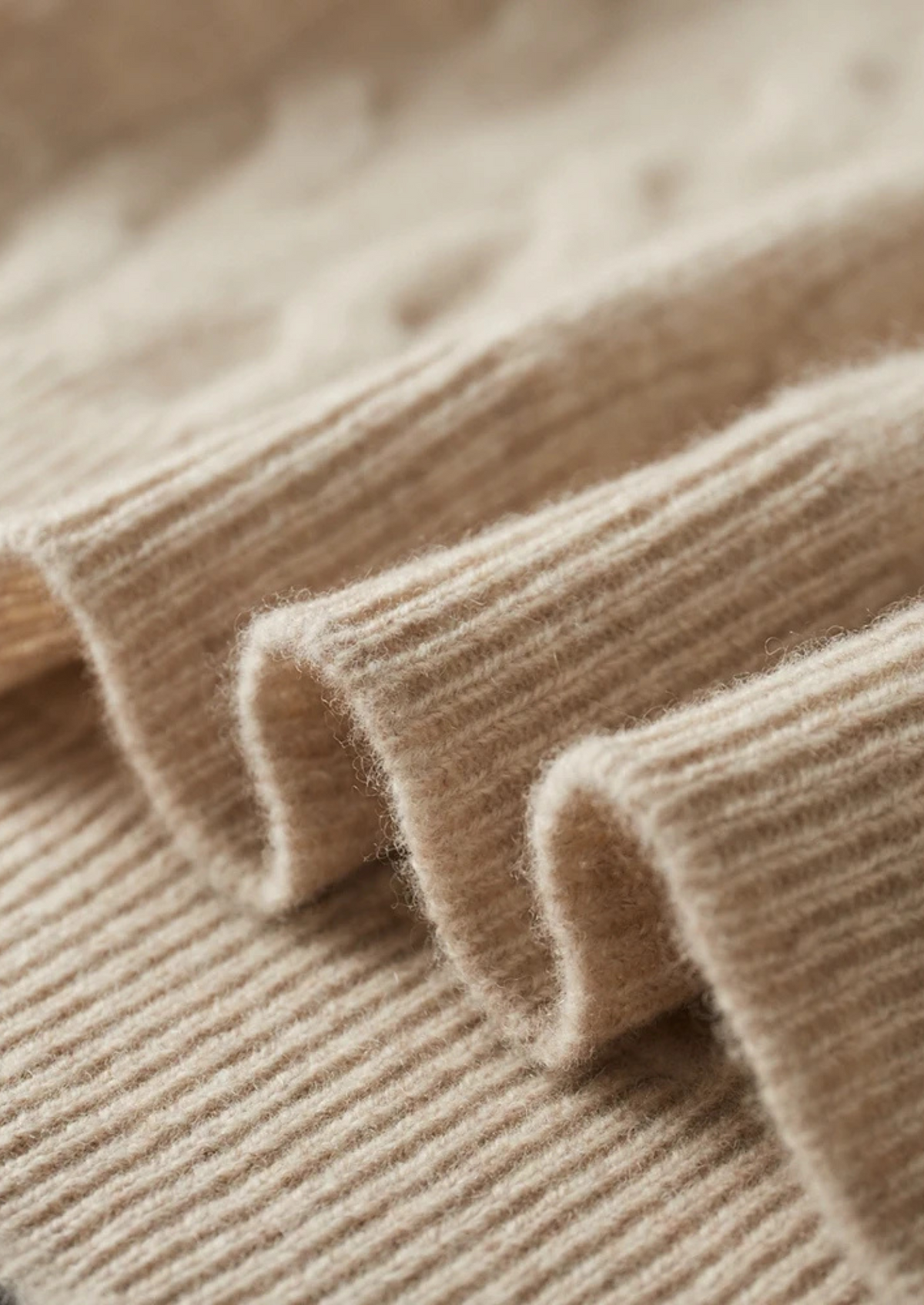 Pure Extra-Fine Merino Wool Cable Half Zip | Auremmont