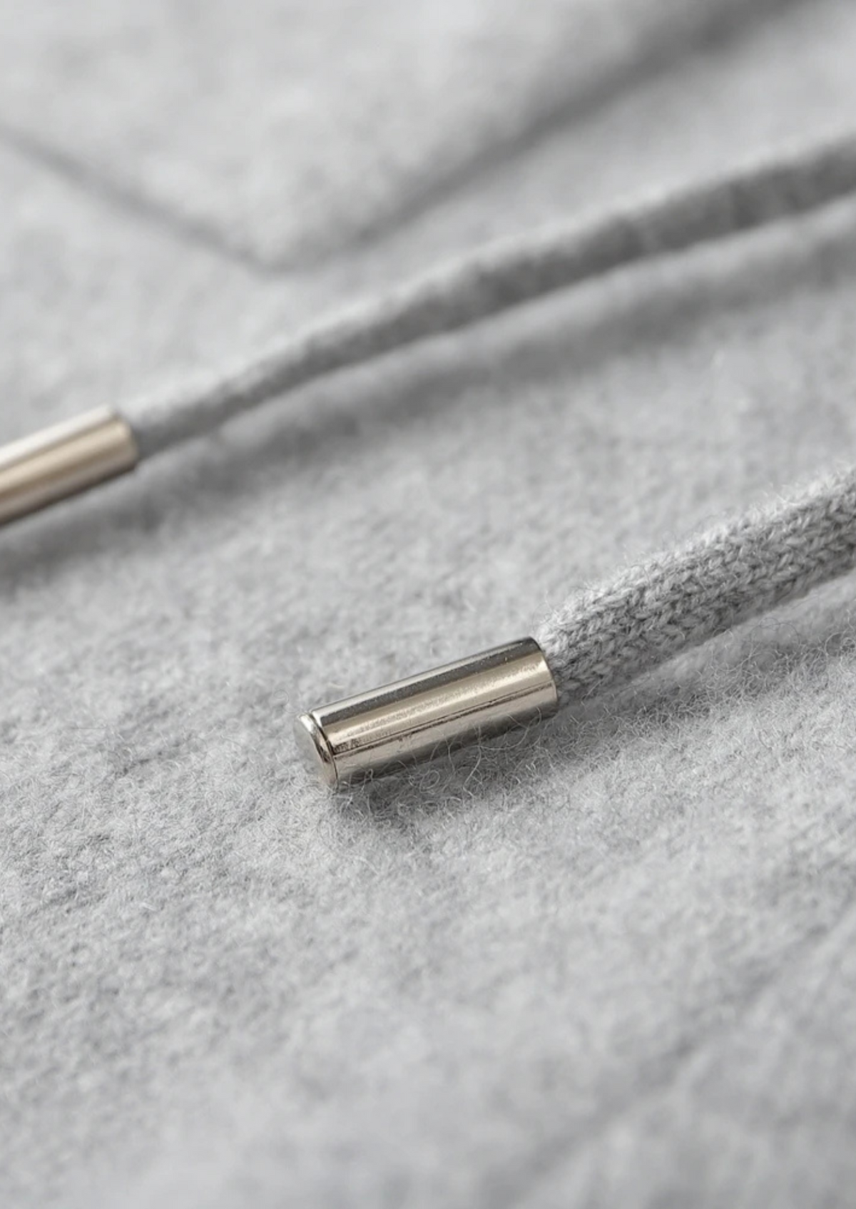 Premium Cashmere Light Gray Alain Leisure Set | Auremmont