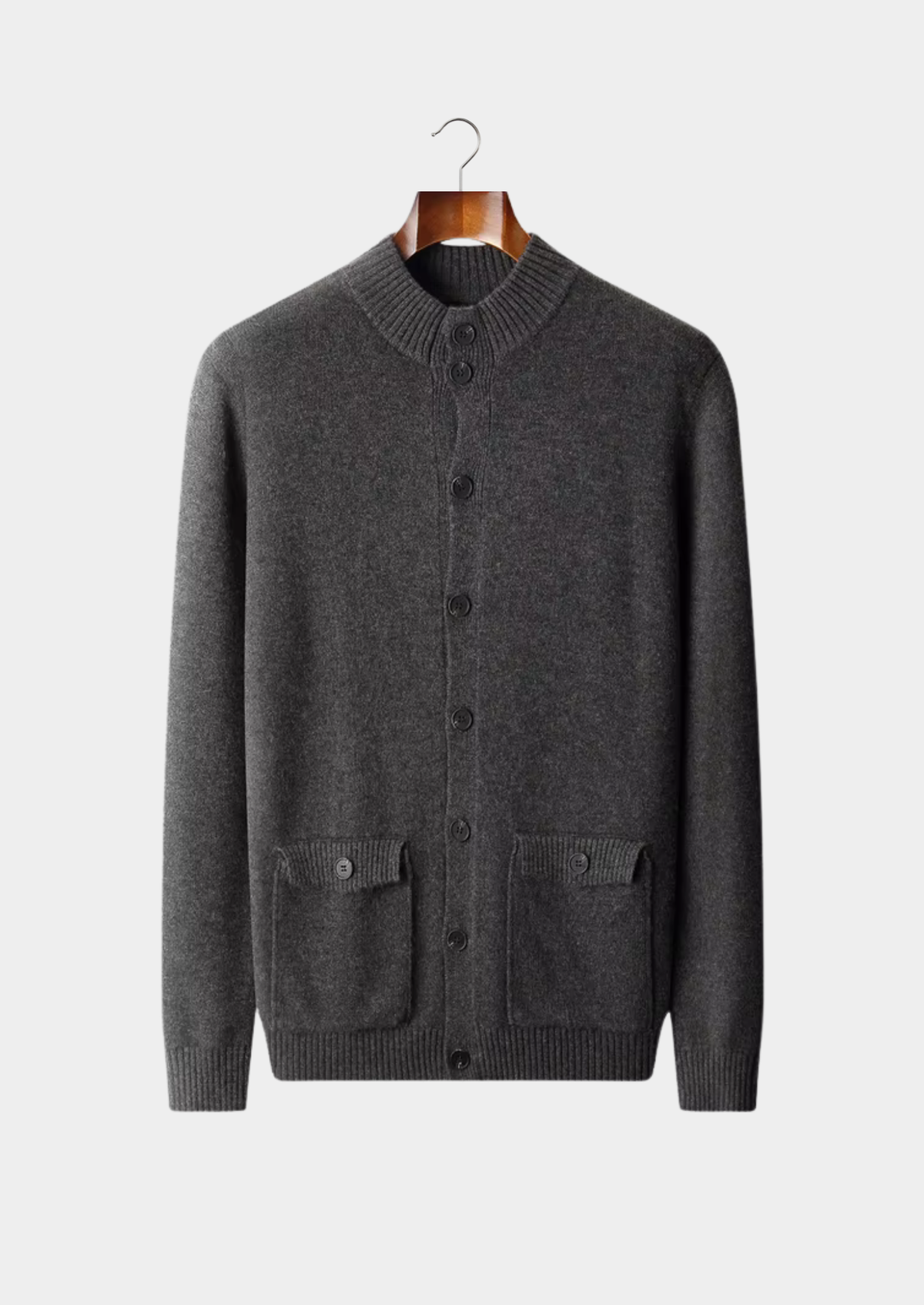 Pure Extra-Fine Merino Wool Button Cardigan | Auremmont