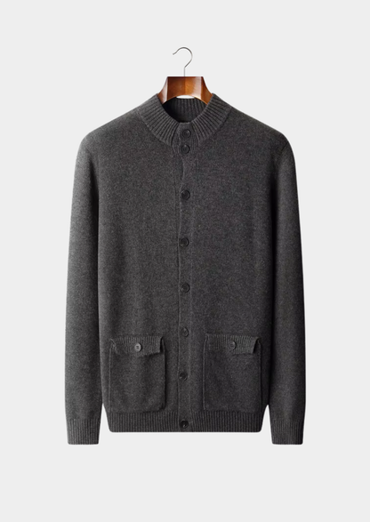Pure Extra-Fine Merino Wool Button Cardigan | Auremmont