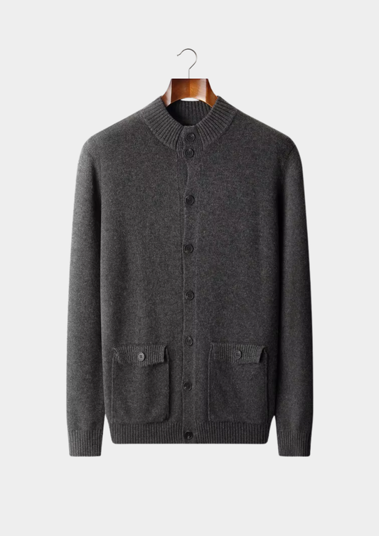 Pure Extra-Fine Merino Wool Button Cardigan | Auremmont
