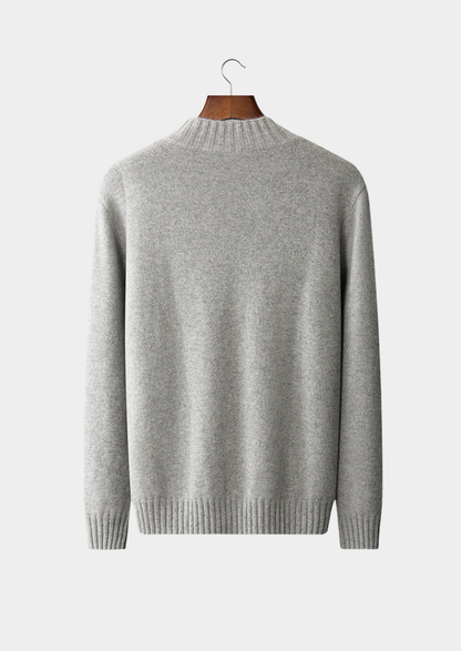 Pure Cashmere Mockneck Sweater | Auremmont