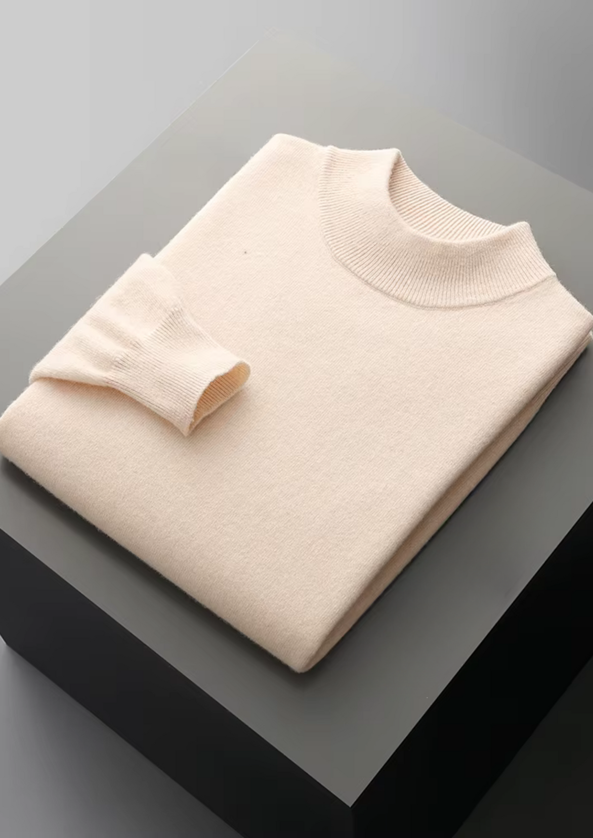 Pure Extra-Fine Merino Wool Classic Mockneck | Auremmont