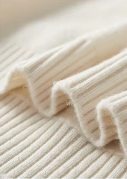 Pure Extra-Fine Merino Wool Classic Button Sweater | Auremmont