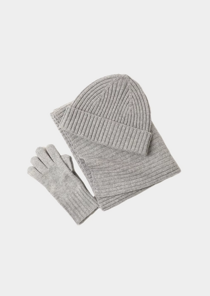 Pure Extra-Fine Merino Wool Wintertime Essentials - Light Gray | Auremmont