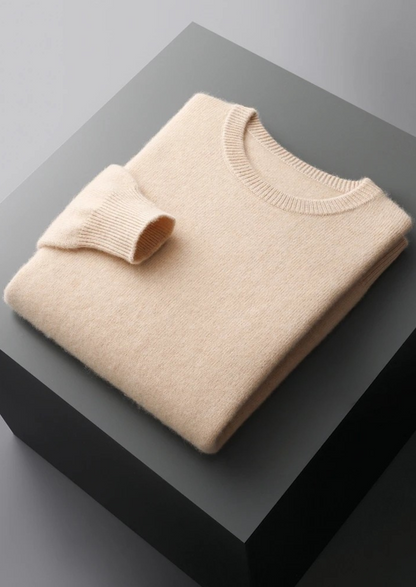 Pure Extra-Fine Merino Wool Classic Crewneck | Auremmont