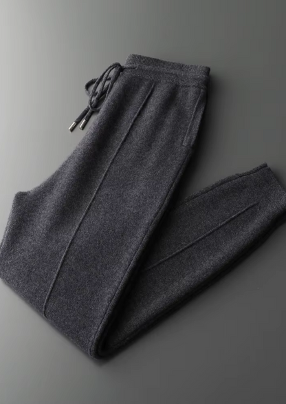 Pure Extra-Fine Merino Wool Leisure Joggers | Auremmont