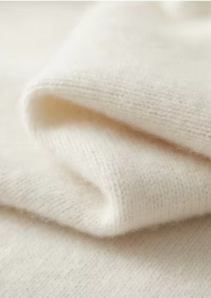 Pure Extra-Fine Merino Wool Classic Button Sweater | Auremmont