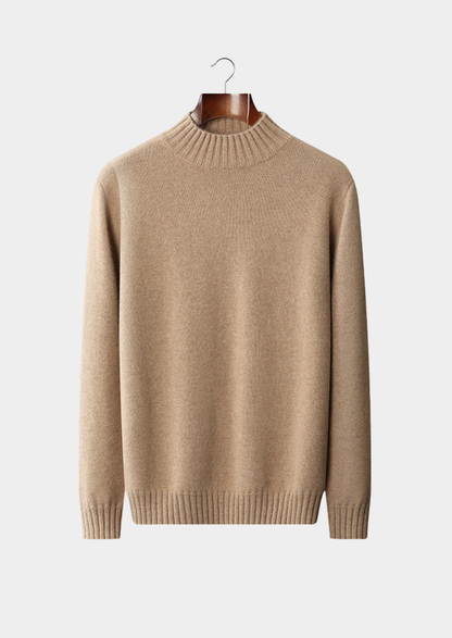 Pure Cashmere Mockneck Sweater | Auremmont