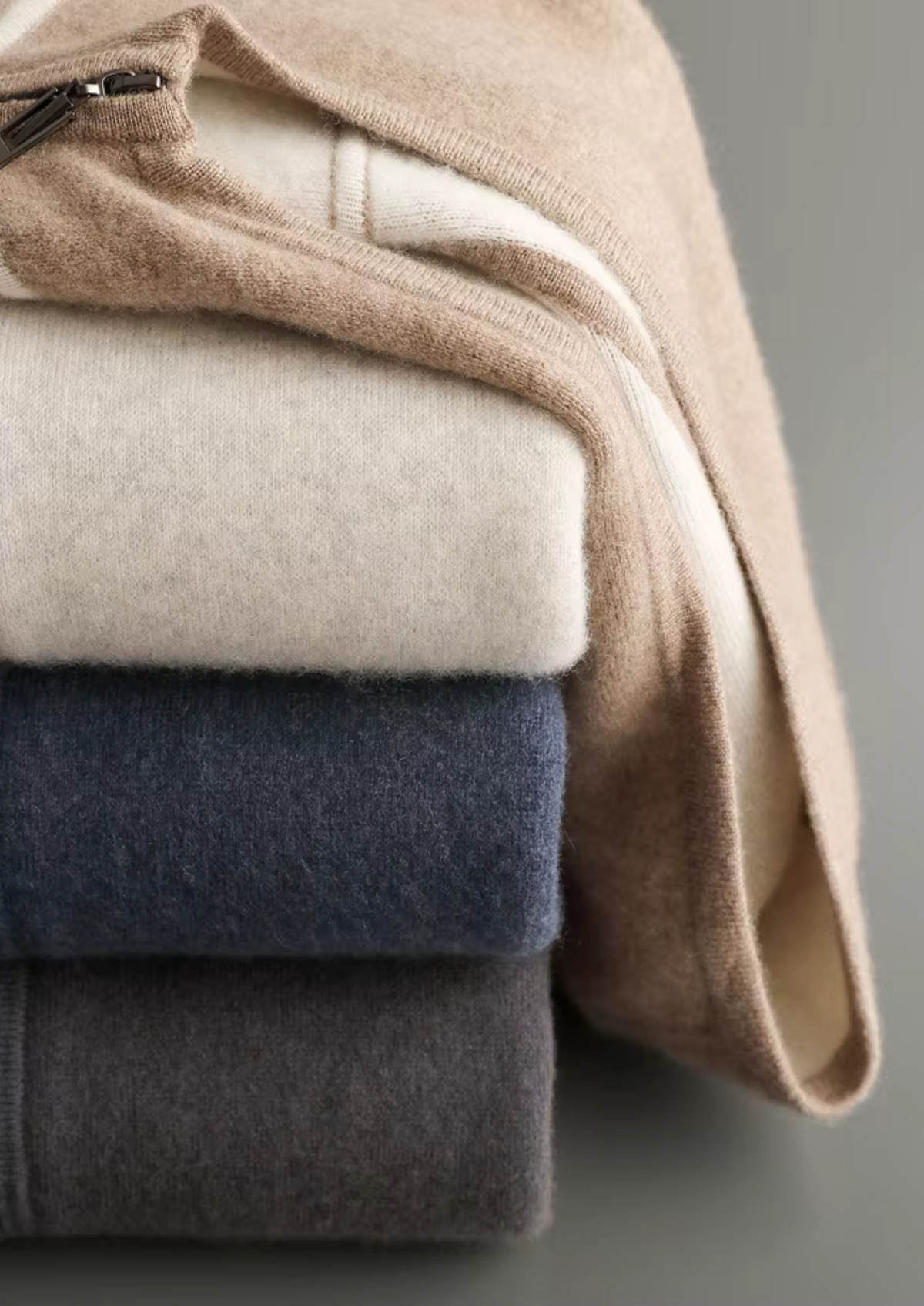 Premium Cashmere Navy Blue Milano Leisure Set | Auremmont