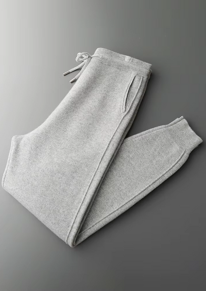 Pure Extra-Fine Merino Wool Leisure Joggers | Auremmont