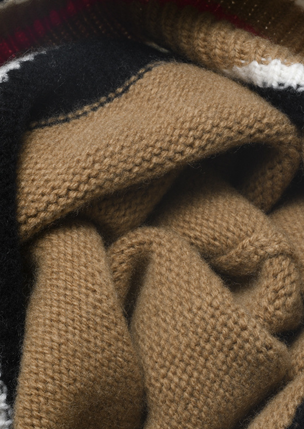 Caramel Merino Wool Wintertime Beanie | Auremmont