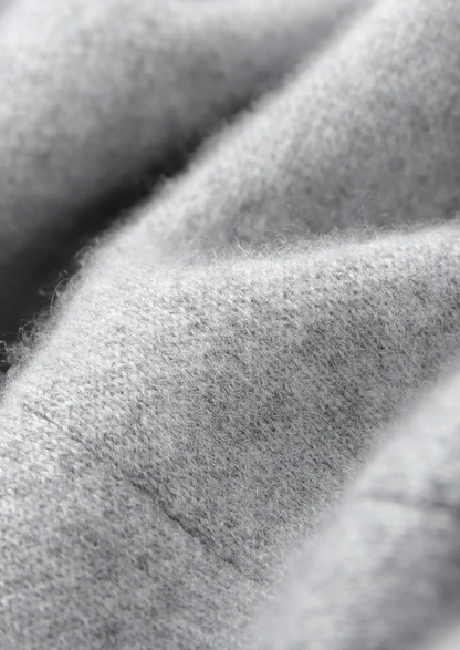 Premium Cashmere Light Gray Alain Leisure Set | Auremmont