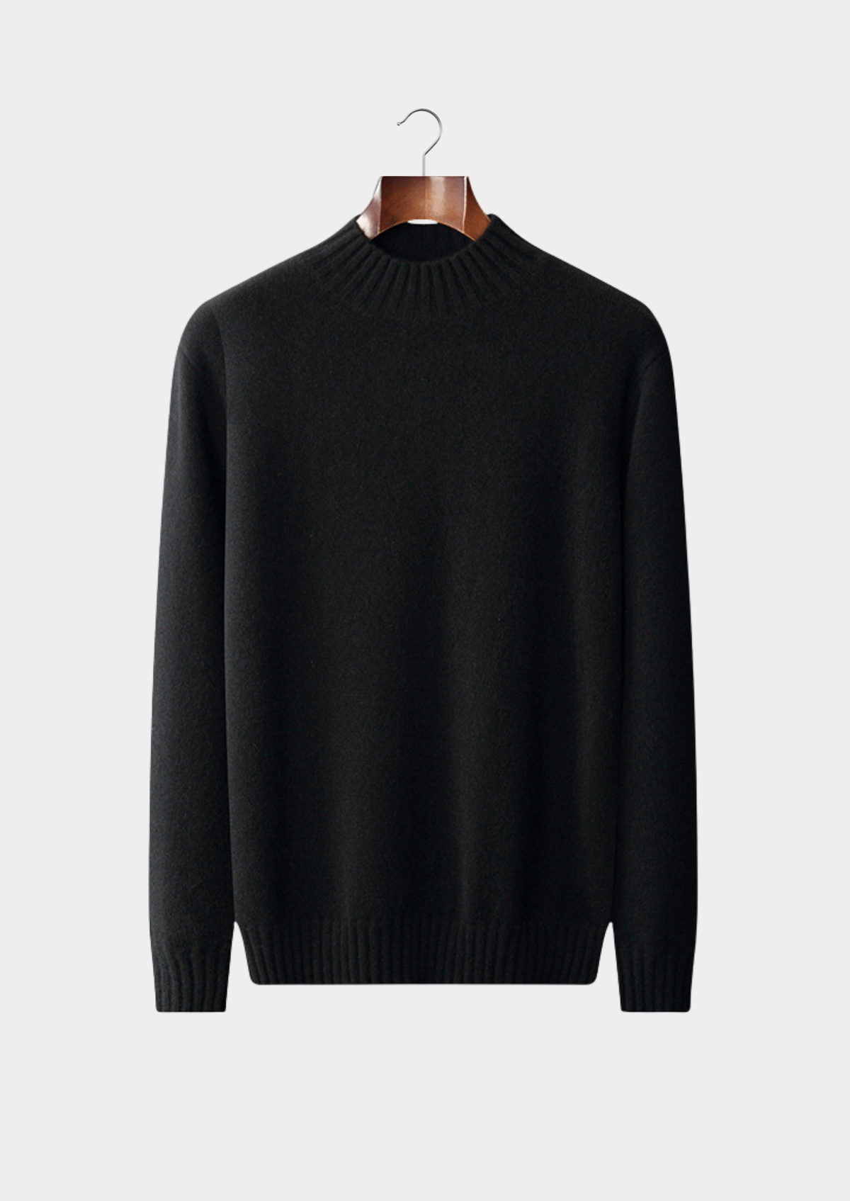 Pure Cashmere Mockneck Sweater | Auremmont
