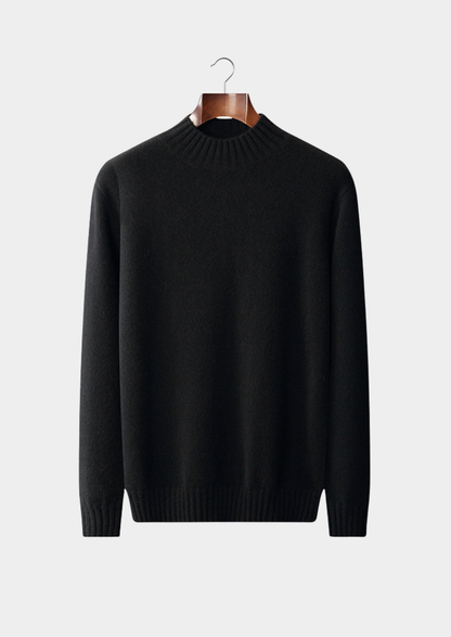 Pure Cashmere Mockneck Sweater | Auremmont