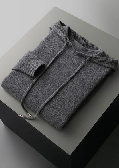 Premium Cashmere Dark Gray Alain Leisure Set | Auremmont