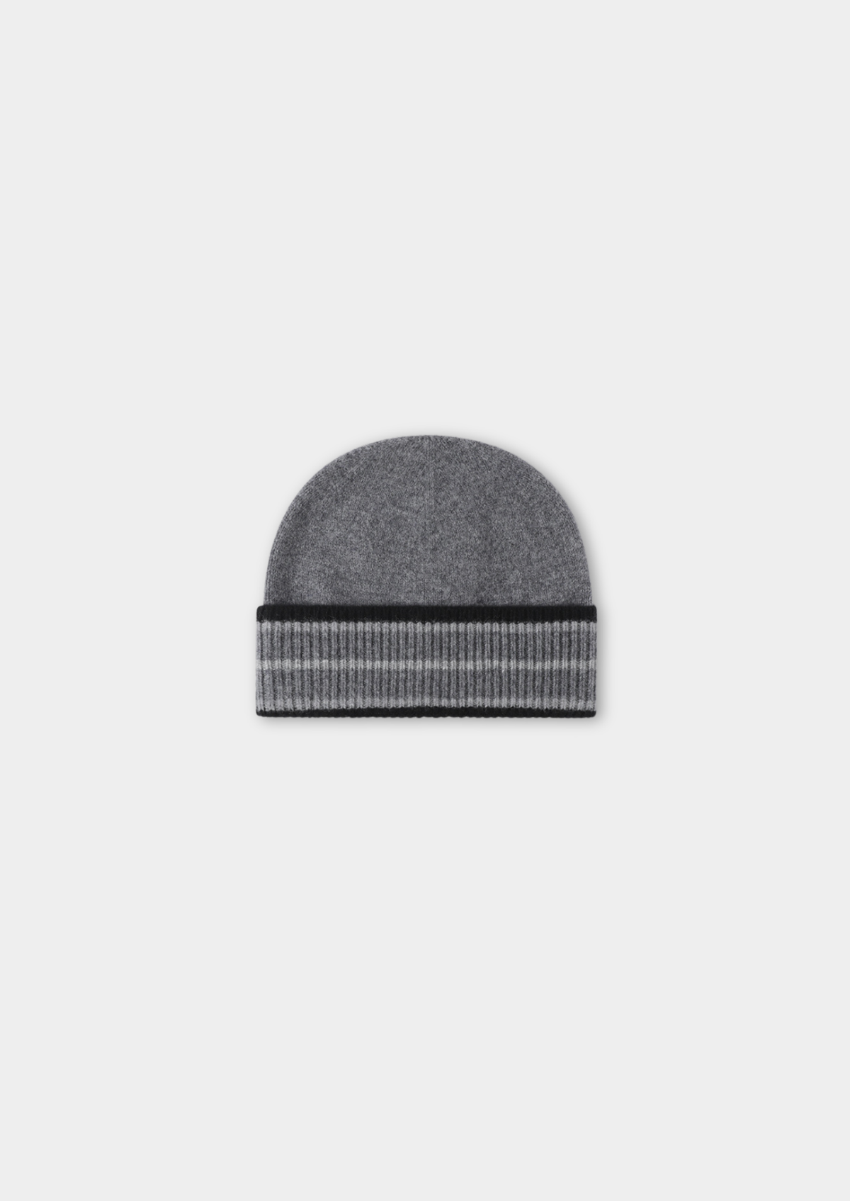 Dark Gray Merino Wool Wintertime Beanie | Auremmont