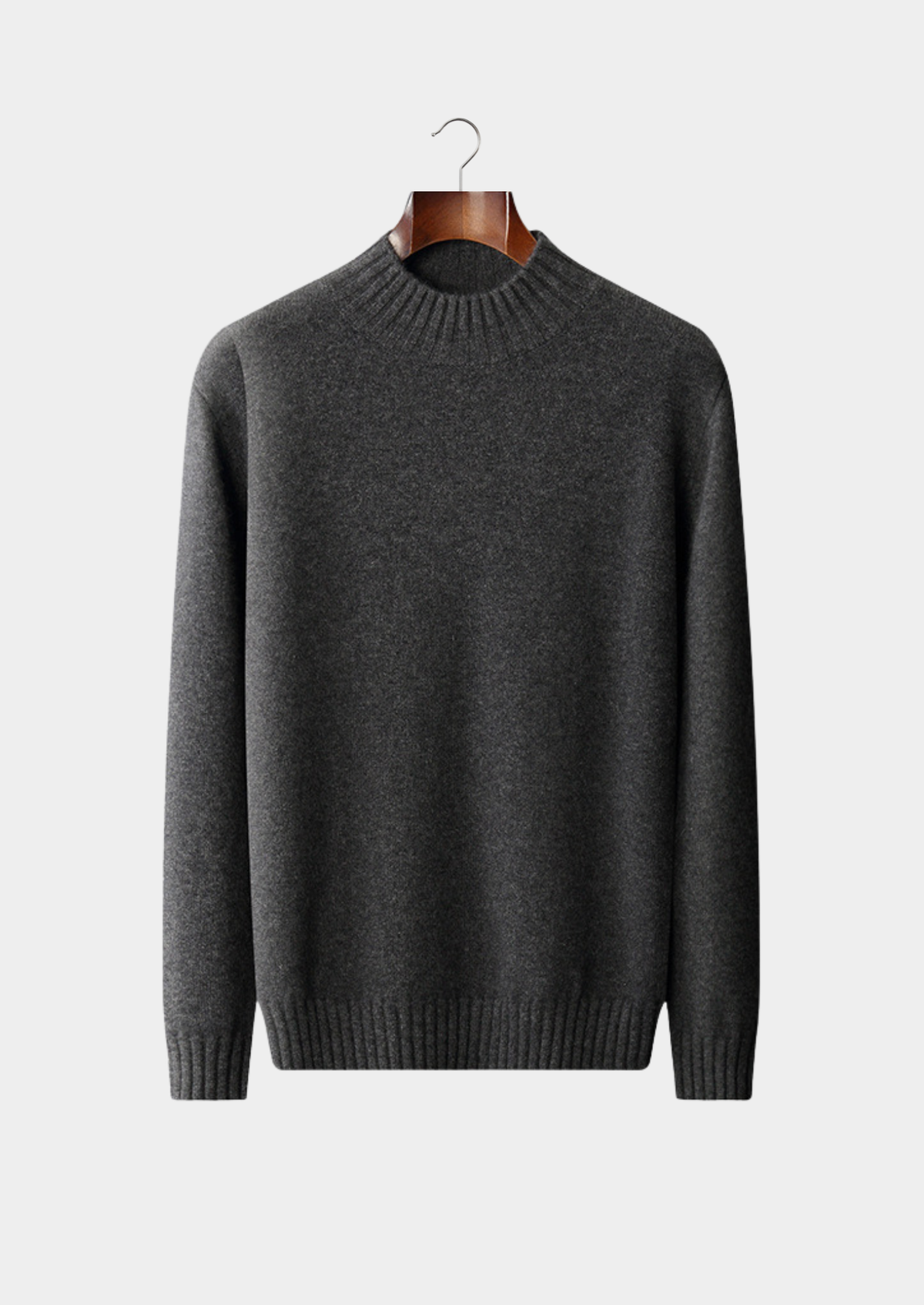 Pure Cashmere Mockneck Sweater | Auremmont