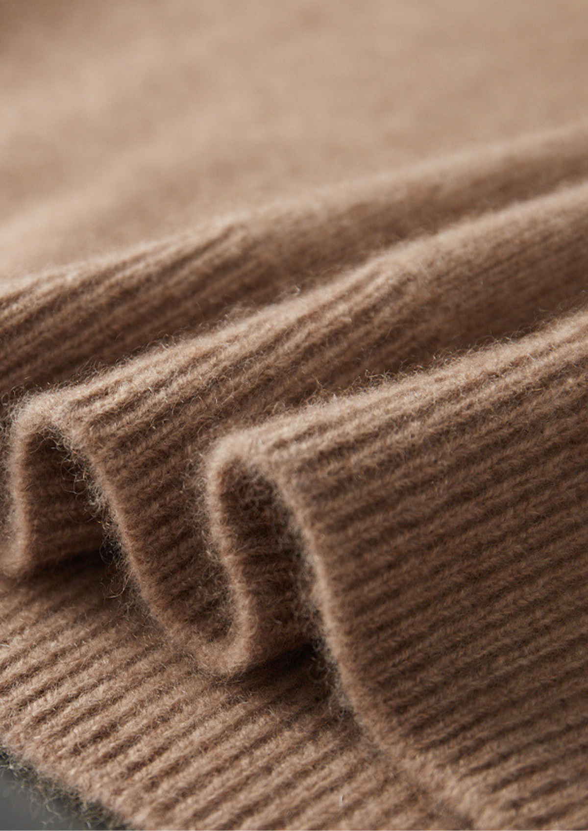 Pure Cashmere Beige Button Sweater | Auremmont