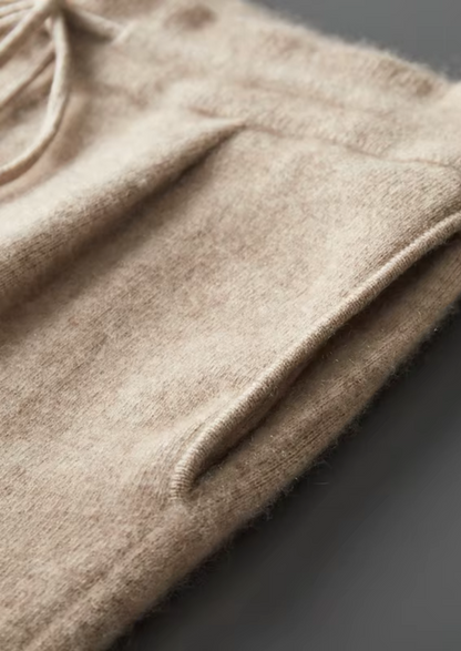 Premium Cashmere Pleated Trousers | Auremmont