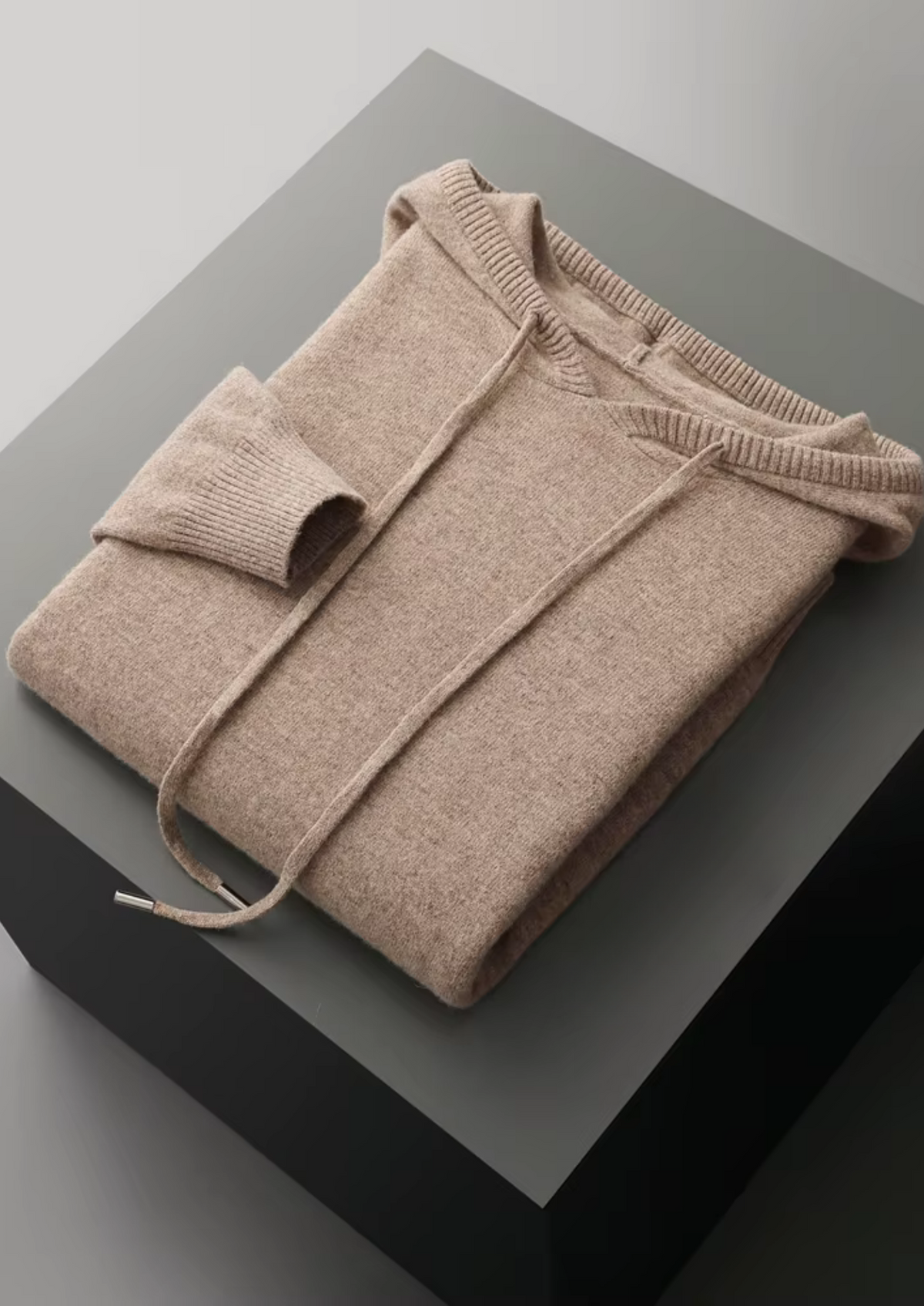 Pure Extra-Fine Merino Wool Beige Savro Set | Auremmont