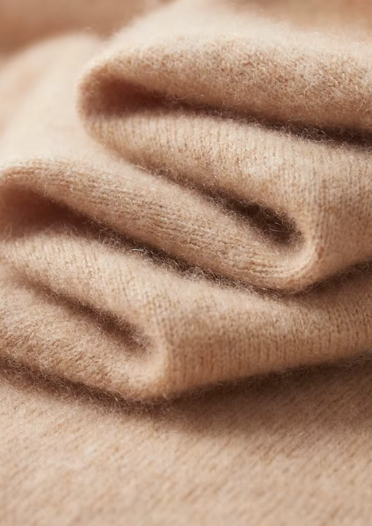Premium Cashmere Two Tone Zipper Polo | Auremmont