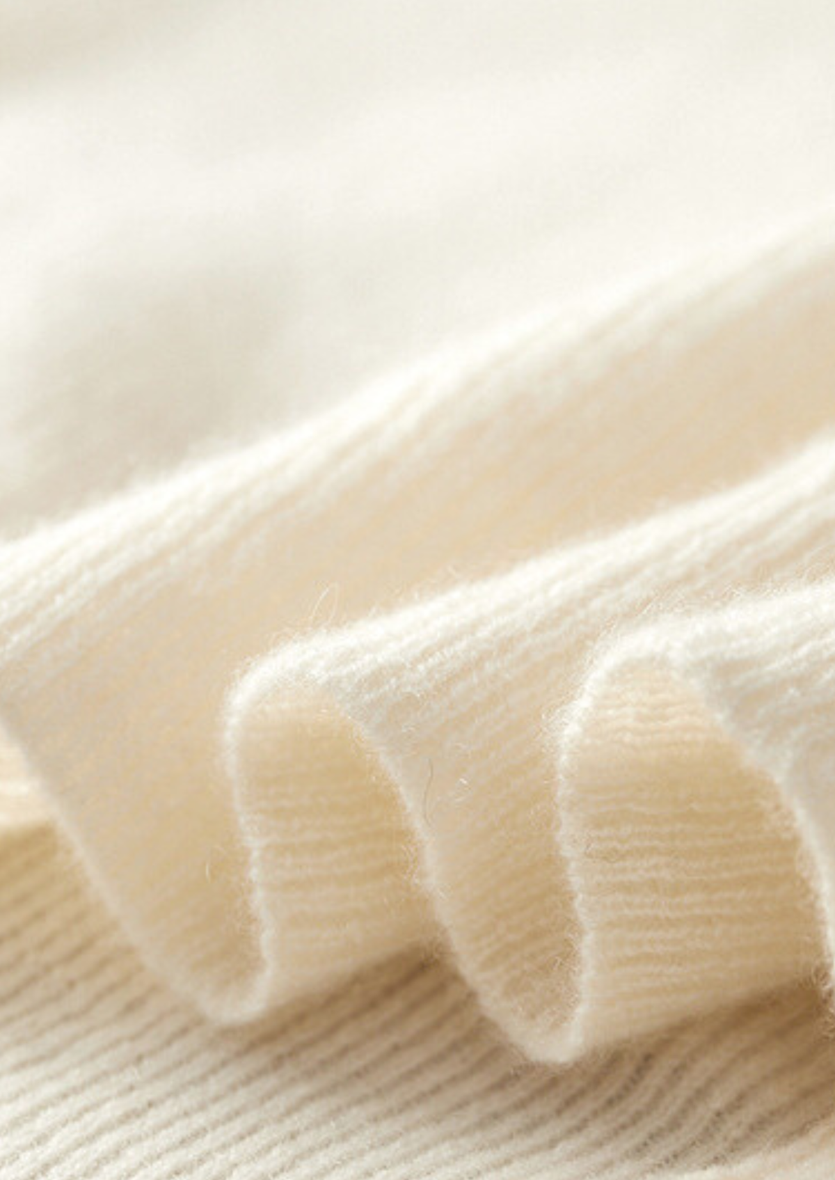 Pure Cashmere Ivory Body Warmer Vest | Auremmont