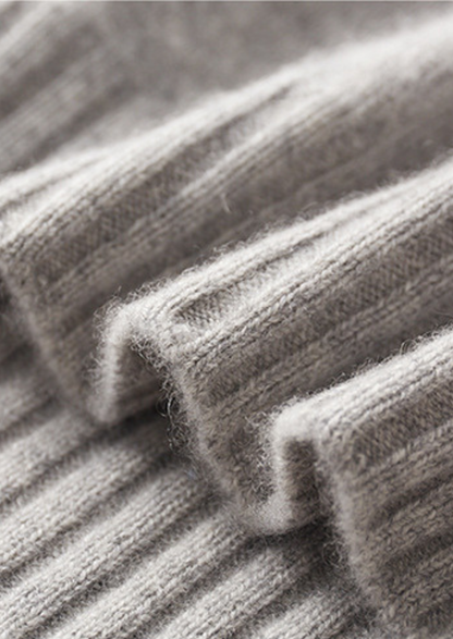 Pure Cashmere Mockneck Sweater | Auremmont