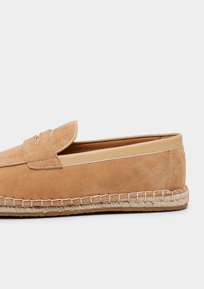 Penny Seaside Espadrilles - Beige | Auremmont